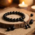 🔮 Karungali Bracelet – Lab Certified | Pure Ebony Wood | 23–26 Beads (6–8 mm)