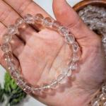 ✨ Original Natural Clear Quartz (Spatik) Bracelet (Unisex, 8mm) | Lab Certified ✨