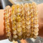 ☀️ Original Yellow Natural Citrine Bracelet (Unisex, 8mm) | Lab Certified☀️