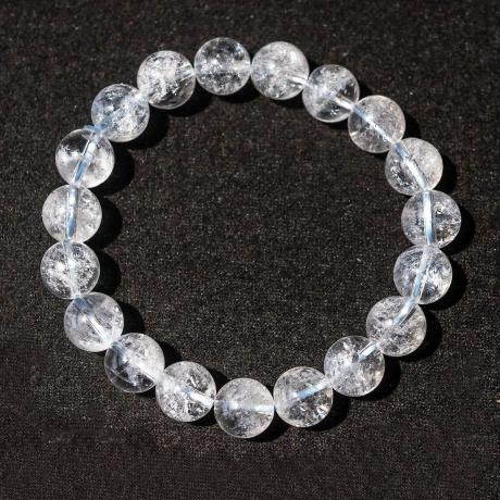 ✨ Original Natural Clear Quartz (Spatik) Bracelet (Unisex, 8mm) | Lab Certified ✨