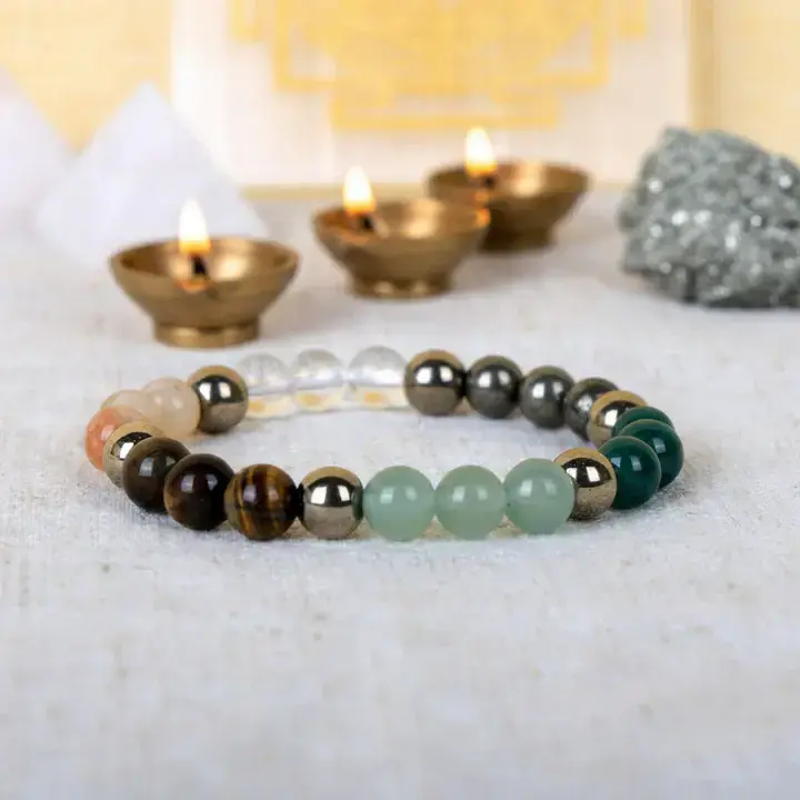 💰Original Dhan Yog Bracelet with FREE Raw Selenite Plate