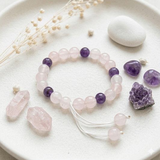 💗 Love & Healing Bracelet (Unisex, 8mm) | Tested Lab Certified 💗