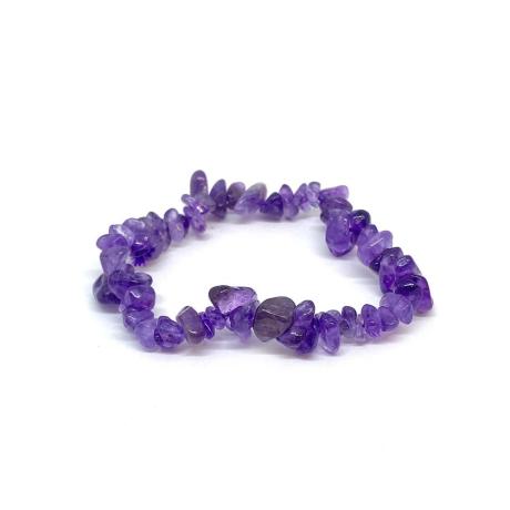 ✨ Charutty Amethyst Gemstone Chip Bracelet | Lab Certified ✨