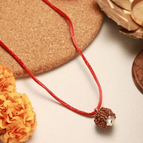 ॐ Original Nepal Origin 5 Mukhi (Panchmukhi) Rudraksha  Pendent with Certificate ॐ